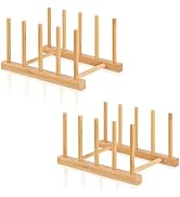 Worthyeah Bamboo Dish Drying Rack-2 PCS