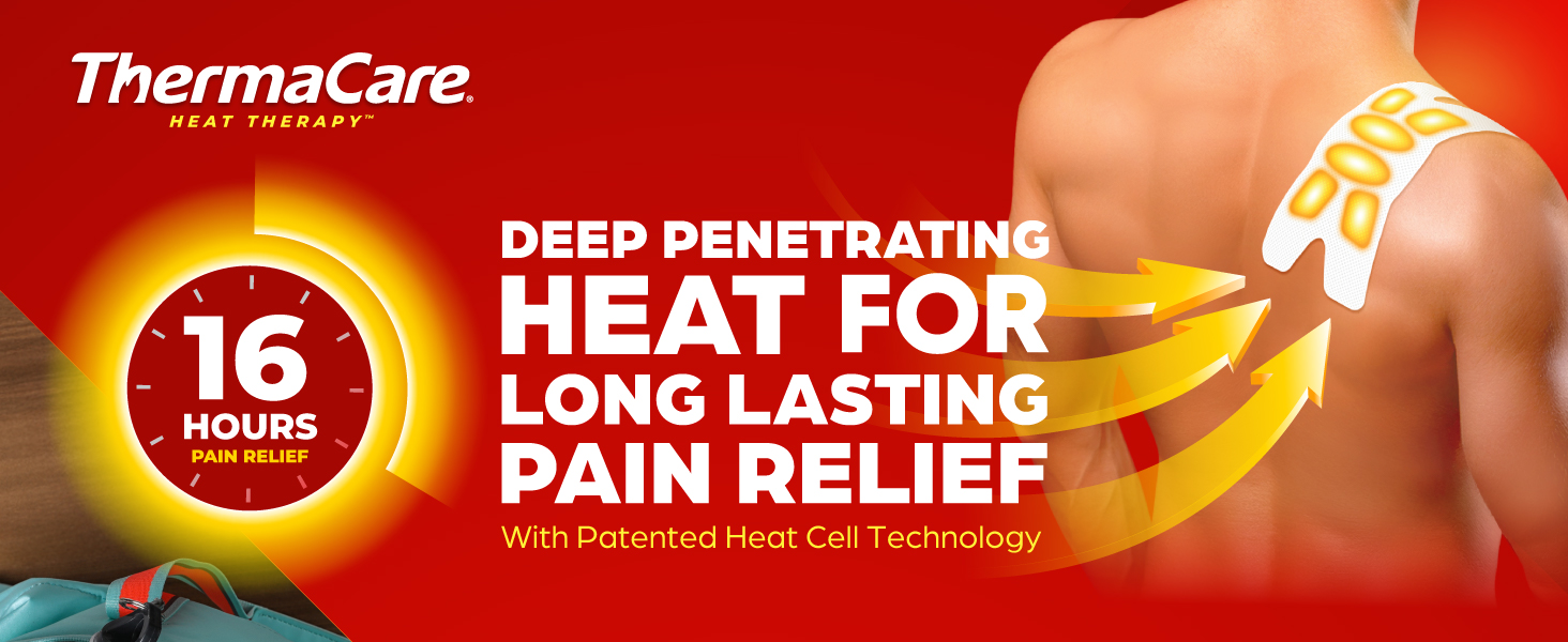 deep penetrating heat for long lasting pain relief