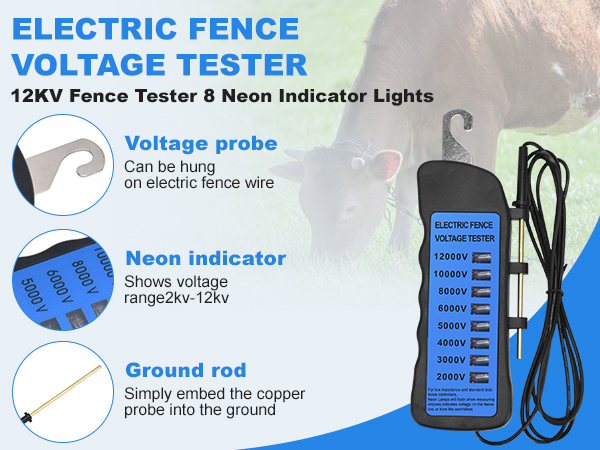 electric fence electric fence tester voltage tester outlet tester non contact voltage tester tester