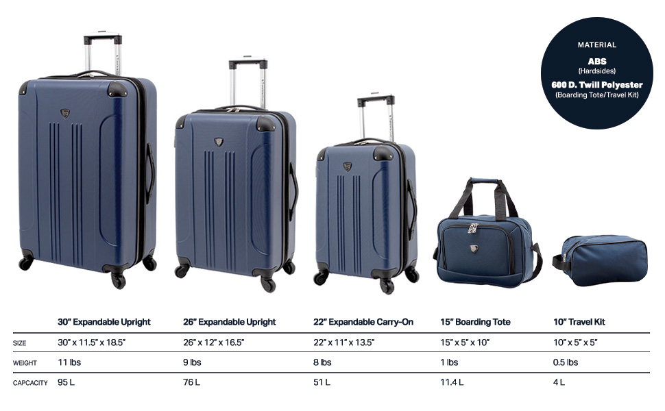 travelers club, carry-on, luggage, lightweight, 360 spinner, mobility, fashion, expandable, interior