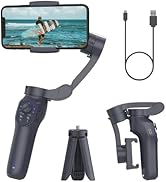 COMITOK L7C Pro, Gimbal stabilizer for iphone, Phone Stabilizer for Video Recording with Face/Obj...