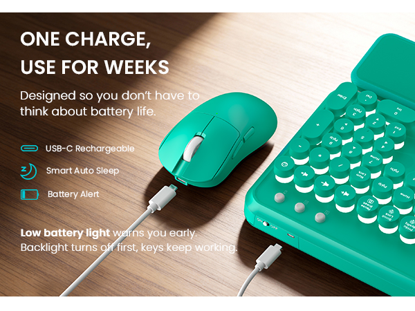 rechargeable keybaord mouse