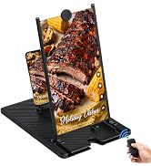 12" Screen Magnifier with Bluetooth Remote 3D HD Phone Amplifier Projector Screen for Movie Gamin...