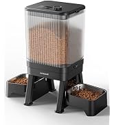 oneisall Automatic Cat Feeder for 2 Cats, 7L/32-Cup Auto Cat Feeder with Timed Portion Control, 1...