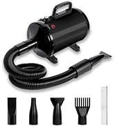 NESTRAOD High Velocity Dog Dryer for Grooming,2800W Dog Hair Dryer with Adjustable Speed and Heat...