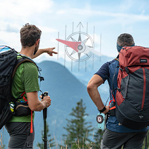 compass hiking survival