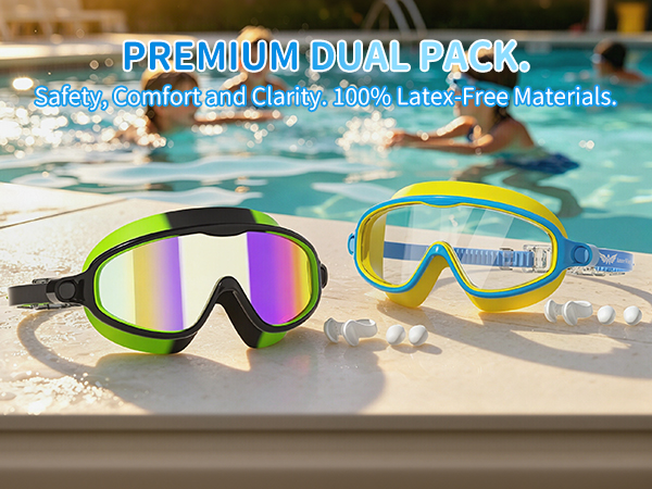 kids swim goggles for 4-15