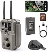 GardePro E8 2.0 Pro WiFi Trail Camera (Non-Cellular), Dual Antennas, Stable Connection, 4K Video,...