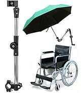Wheelchair Umbrella Mount Holder, Umbrella Holder for Wheelchair, Sun Umbrella Clamp for wheelcha...