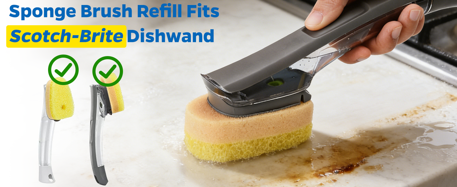 dish wand sponge refills