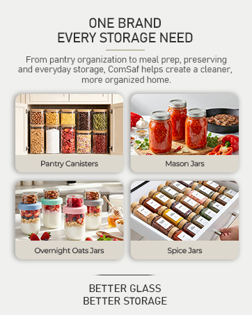 Glass Pantry Storage