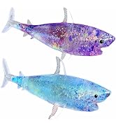 2 Pack Squishy Shark Stress Sugar Balls for Kids and Adults, Kawaii Animals Squeeze Squishy Toys,...