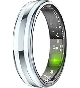 Smart Ring for Men Women Fitness Tracker Ring with Sleep Monitor Heart Rate Tracking Gesture Cont...