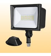 DEWENWILS 65W Outdoor LED Flood Light, IP65 Waterproof 6670LM 5000K, Black | Knuckle Mount, Super...