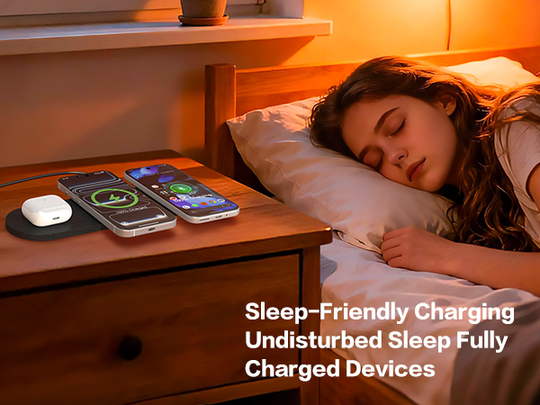 ZealSound Wireless Charging Pad,Triple Wireless Charger Pad Multiple Devices