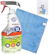 GLOBAL PACKING SOLUTIONS Fantastic Multi Surface Degreaser 32 Fl Oz, Herbal Scent, bundled with M...