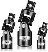 BLACKROBOT Universal Joint Set 3PCS, 1/2