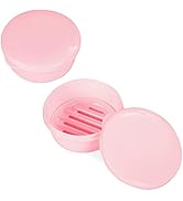 Quatish Soap Holder 2 Pack, Travel Soap Container with Lid, Portable Bar Soap Holder, Leakproof S...