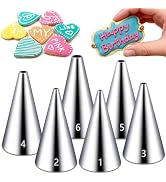 Suuker Round Piping Tips Set, Seamless Stainless Steel Icing Tips Cupcake Frosting Nozzles Small ...