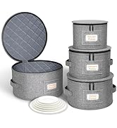 punemi China Storage Containers, Dish Storage with Rigid Top Side Bottom Support & Felt Dividers ...