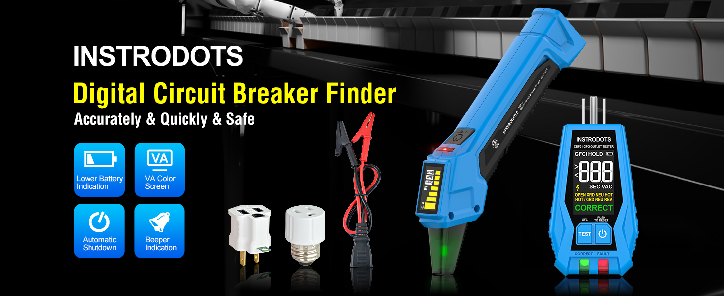 Circuit Breaker Finder Tool Kit with Accessories