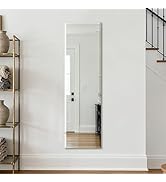 Ruomeng Frameless Full Length Mirror for Wall, 48x14 Inch Bathroom Vanity Mirror Farmhouse, Large...