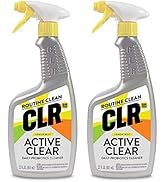 CLR Active Clear Daily Probiotics Cleaner, Lemon Mist, 22 Ounce Bottle (Pack of 2)