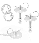 Stainless Steel Car Hood Pins Kit - Car Hood Release Pin for Reducing Shaking - Unive...