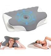 Cervical Neck Pillow for Neck Pain Relief, Ergonomic Contour Orthopedic Cooling Odorless Memory F...