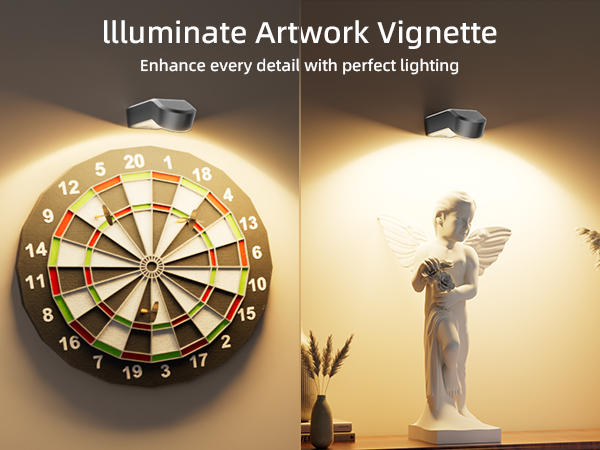 art lighting for paintings wireless