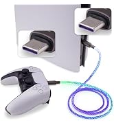 playvital 6.56FT Illuminated Charging Cable for ps5 for ps5 Edge Controller, Type C to C Charging...