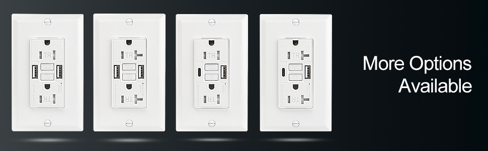 GFCI with USB Charger