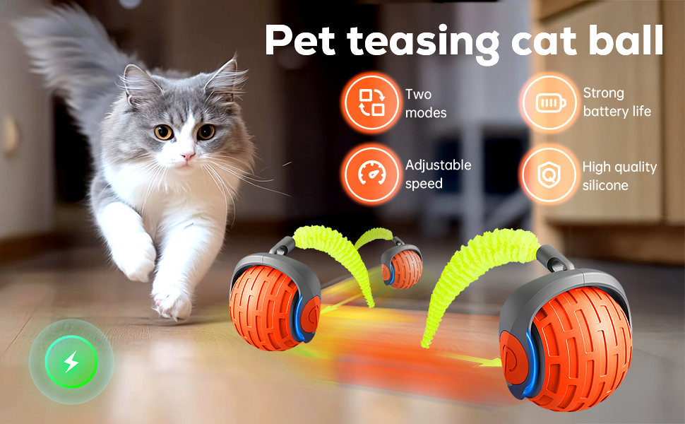 2025 New Interactive Cat Ball Toy