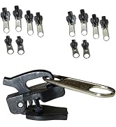 6 Pcs Universal Fix Zipper Repair Kit Replacement Zip Slider Teeth Zippers Design Sewing Notions ...