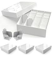 XRACV Standard Card Storage Box with Baffle and Trading Card Dividers,Trading Card Storage Box, C...