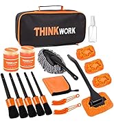 THINKWORK Car Detail Duster Kit-17PCS, Perfect Car Dust Removal Kit Interior and Exterior,Detaili...