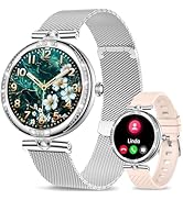 GADIXY Smart Watches for Women(Make/Answer Call) with Diamond:1.1" AMOLED Fitness Tracker for Hea...