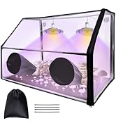 Ehaijia Large Still Air Box Mushroom Grow Set, 30×20×20 Inch Mycology Fume Hood Propagation Tent ...
