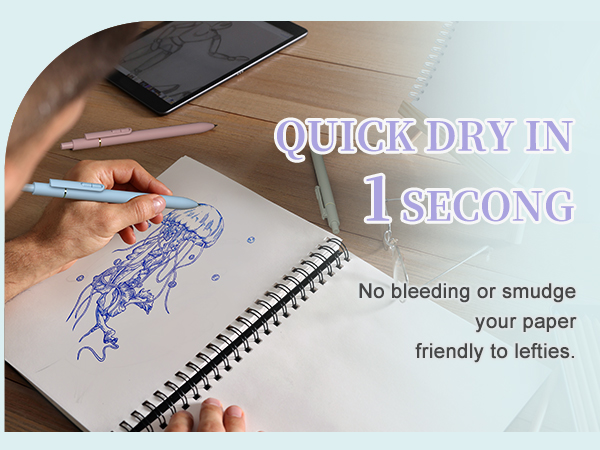 quick-dry 0.7mm fine point