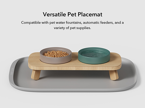 dog bowl mat