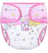 Littleforbig Washable Adjustable Reusable Waterproof Cloth Adult Diaper Wrap Cover - Fairy Little...