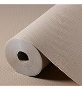 Beige Shelf Liners for Kitchen Cabinets Non Adhesive Drawer Liner for Bathroom Waterproof Refrige...