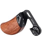 NICEYRIG Wooden Handle Grip with Extension Rosette Mount, Left Side for Sony FS7 FS5 FX9 RED Kine...