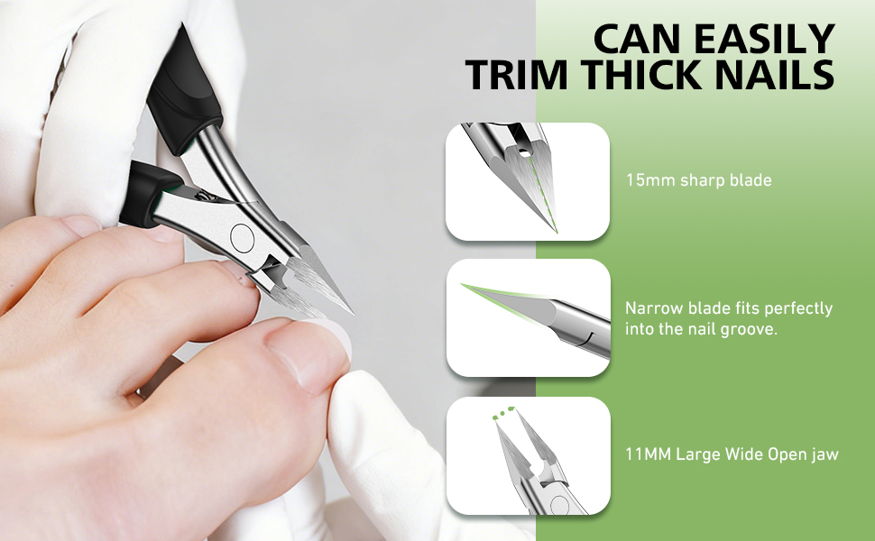 straight nail clipper for seniors toe nail clippers for thick nails long handle toenail clipper