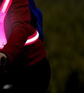 Fitense LED Armband Rechargeable for Running Walking at Night