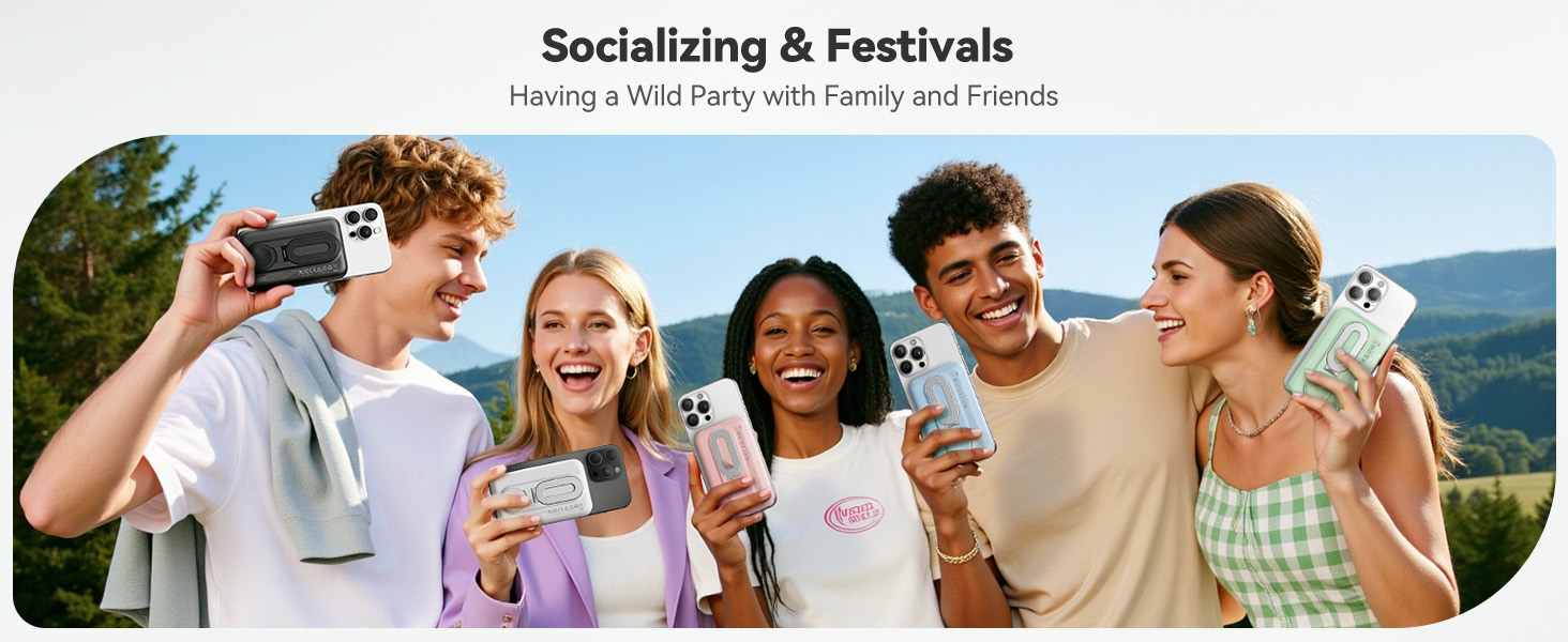 Haloun Magnetic Power Bank green -5-4