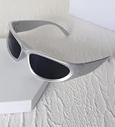 ADE WU Wrap Around Sunglasses Fashion Sport Shades Oval Dark Sun Glasses for Men Women