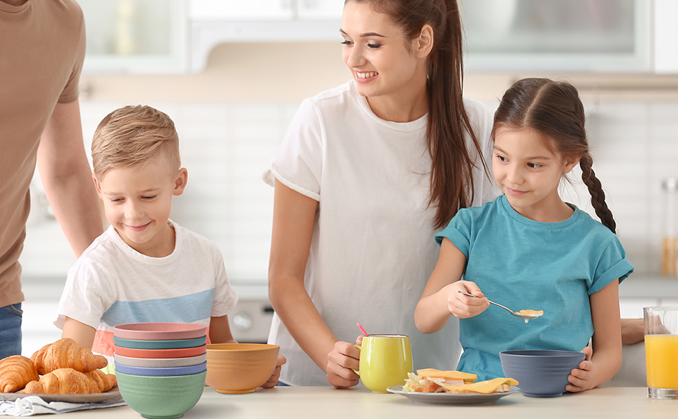 bowls set heat resistant unbreakable