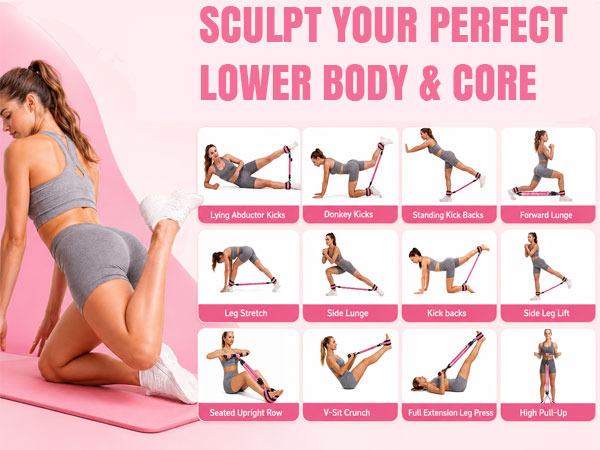 Upgraded Multifunction Pedal Resistance Band