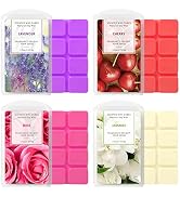 STRN Wax Melts Soy Wax Cubes 4 Pack Scented Wax Melts Warmer, Scented Wax Cubes for Warmers Soy W...